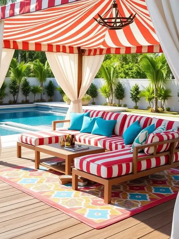 colorful outdoor fabric designs