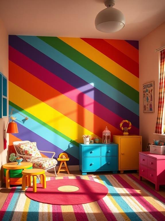 colorful striped pattern