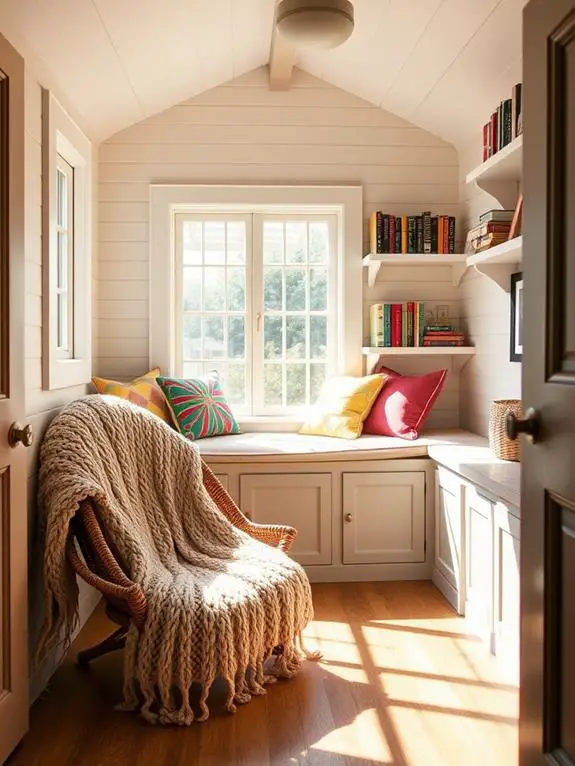 comfortable book corner design