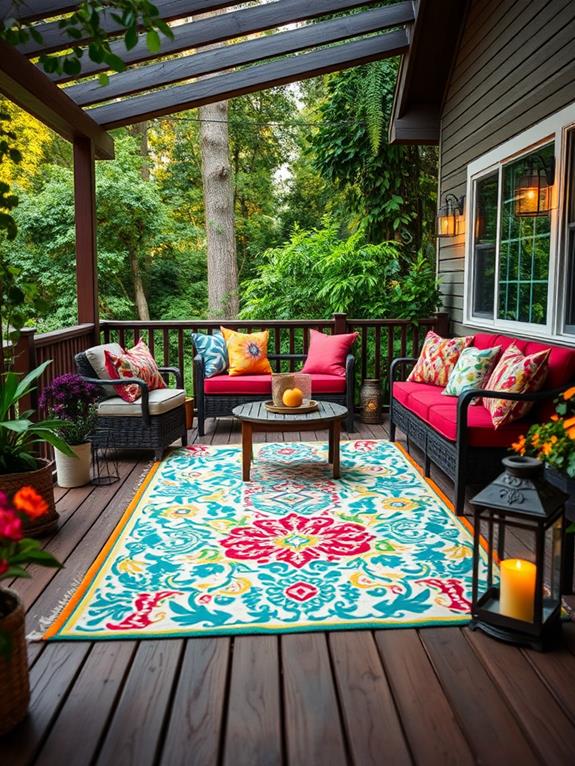 comfortable outdoor area rugs