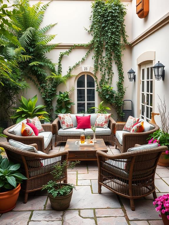 cozy al fresco furniture