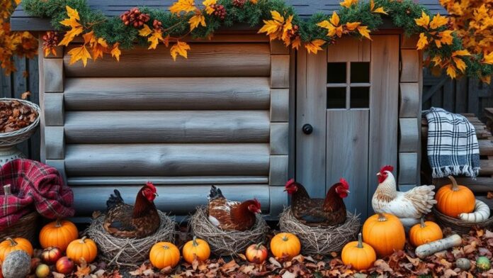 cozy chicken coop decor ideas