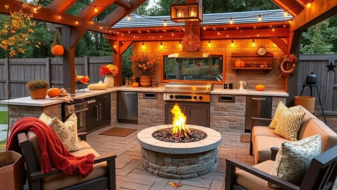 cozy fall outdoor decor ideas