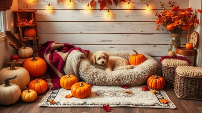 cozy fall pet decor ideas