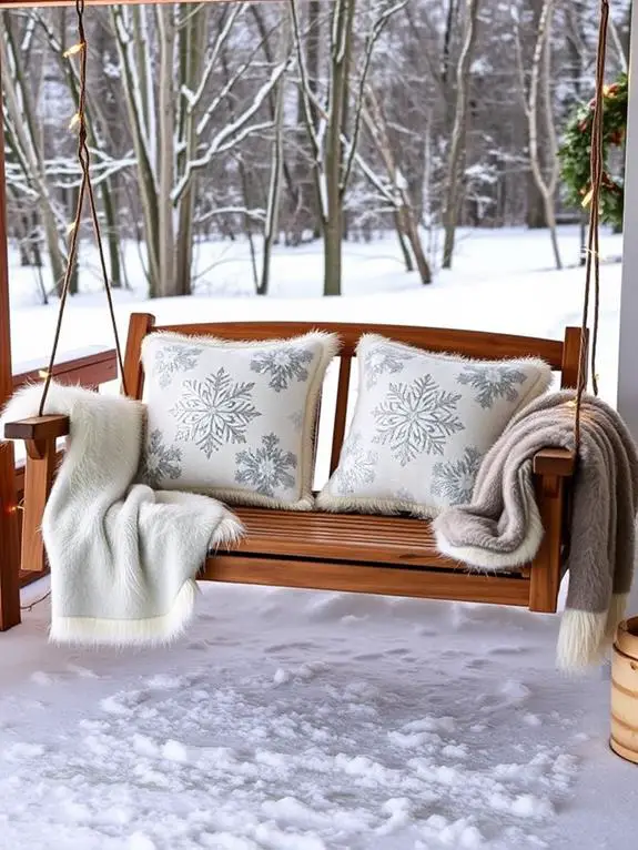 cozy seasonal cushion decor