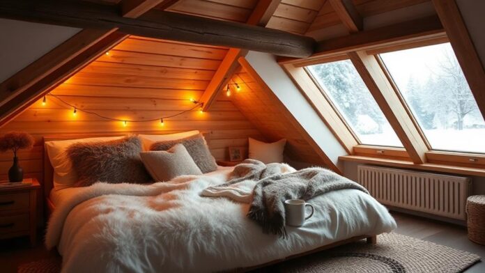 cozy winter attic transformations