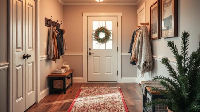 cozy winter entryway transformations