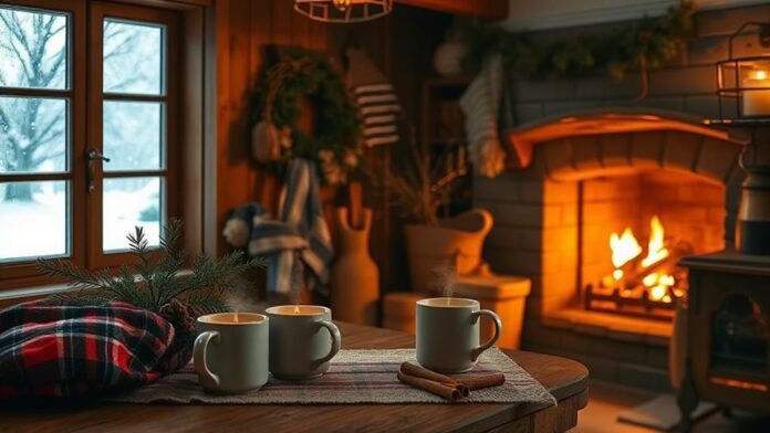 cozy winter kitchen decor