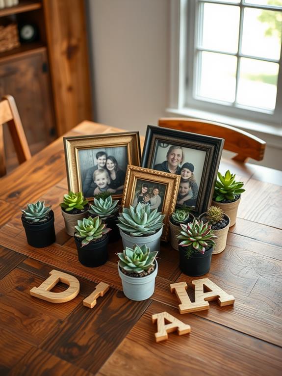 customizable image table decor