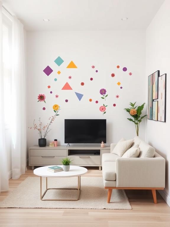 decorative adhesive wall art