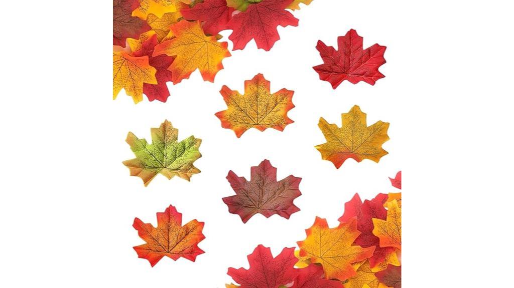 decorative artificial maple leaves