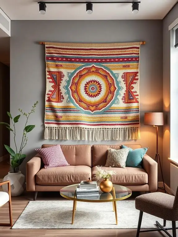 decorative fabric wall art