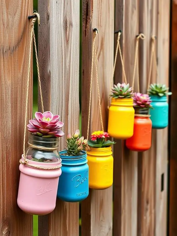 decorative jar plant holders