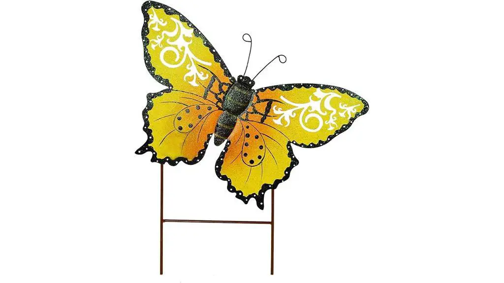 decorative metal butterfly stakes