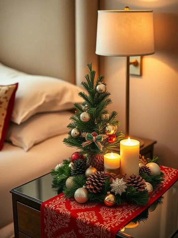 decorative tabletop showcase arrangement