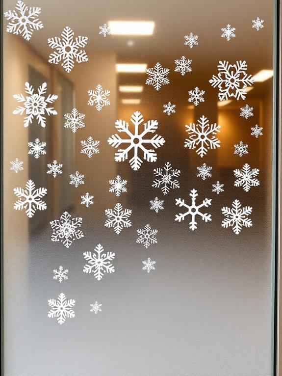 decorative winter adhesive designs