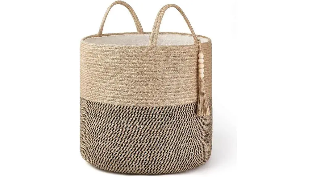 decorative woven storage basket