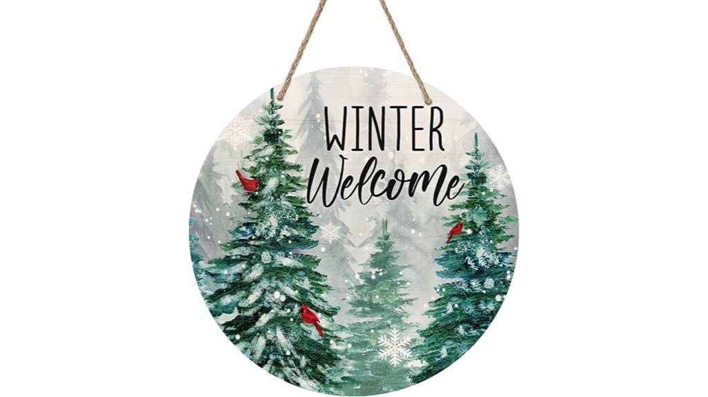 deroro winter door sign