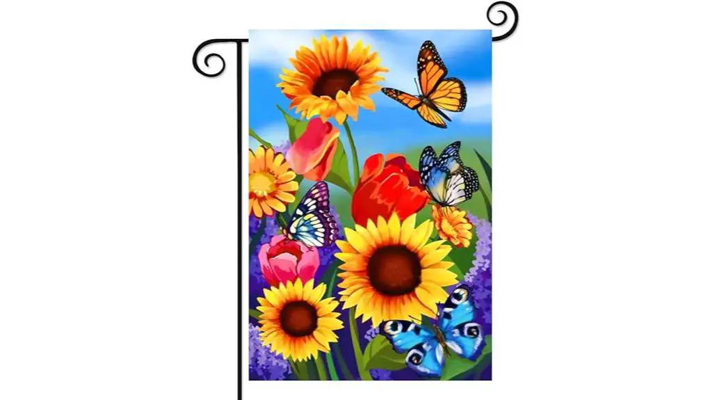 double sided fall garden flag