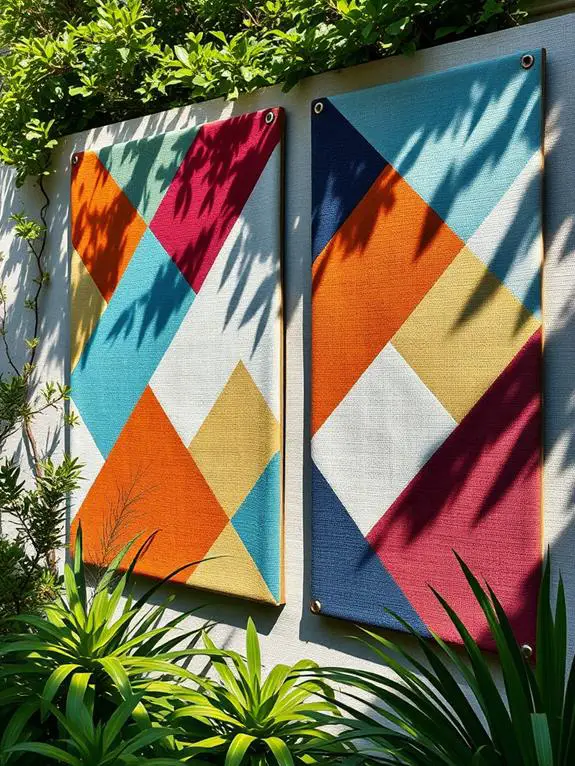 durable outdoor fabric artwork