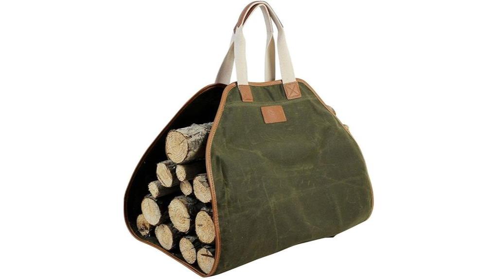 durable waxed wood tote