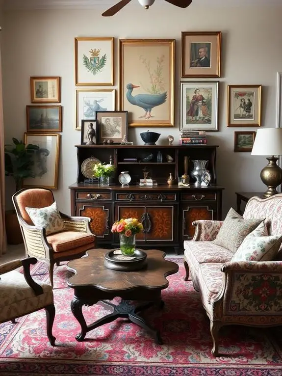 eclectic secondhand decor style