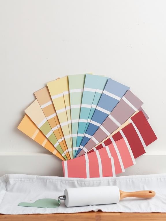 efficiently select paint colors