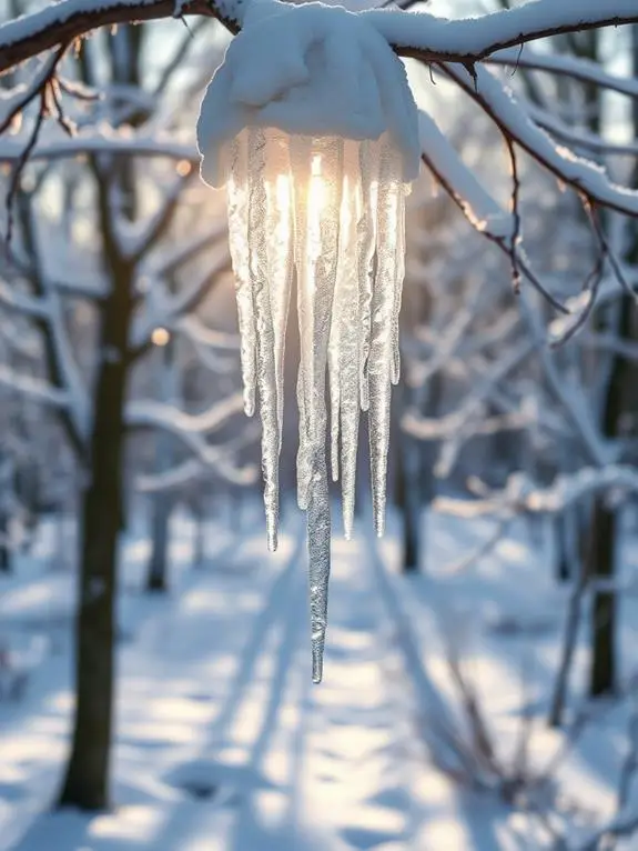 elegant frozen light fixtures