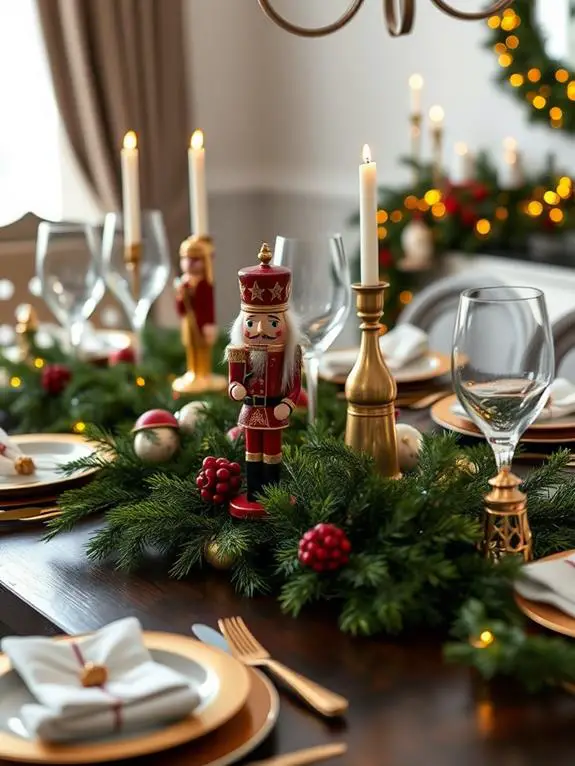 elegant nutcracker table setting