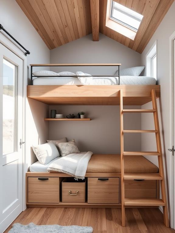 elevated bed spaces design