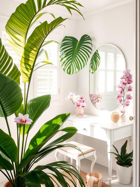 embrace tropical plant aesthetics