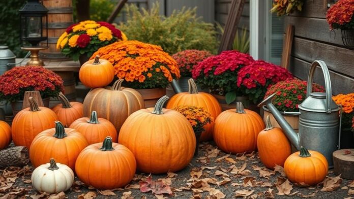 enchanting fall garden decor