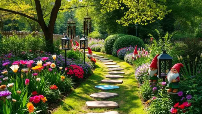 enchanting spring garden decor