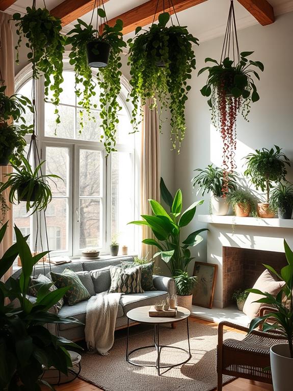 enhance space with plants