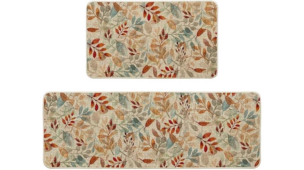 eucalyptus fall kitchen mats