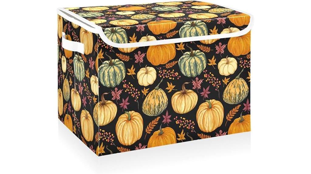 fabric storage bins with lids