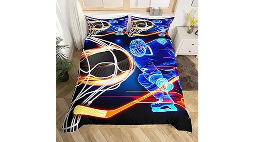 fairy castle ice hockey duvet