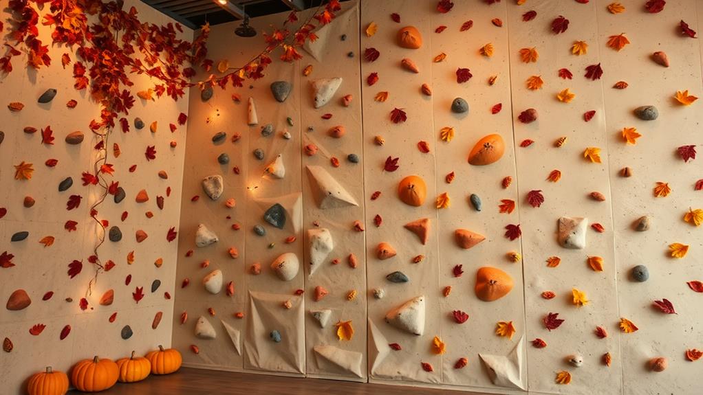 fall climbing wall decor tips