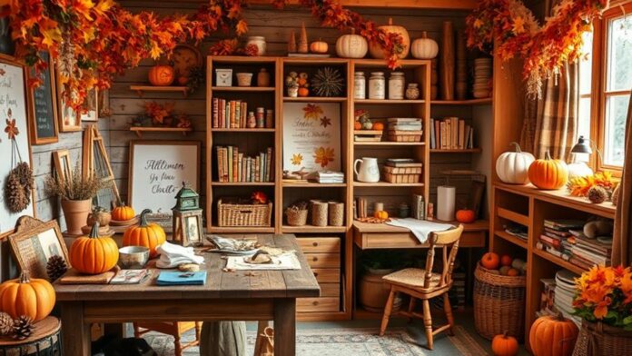 fall craft room inspiration