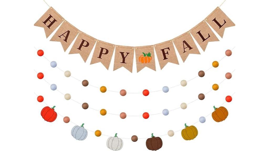 fall decor banner set