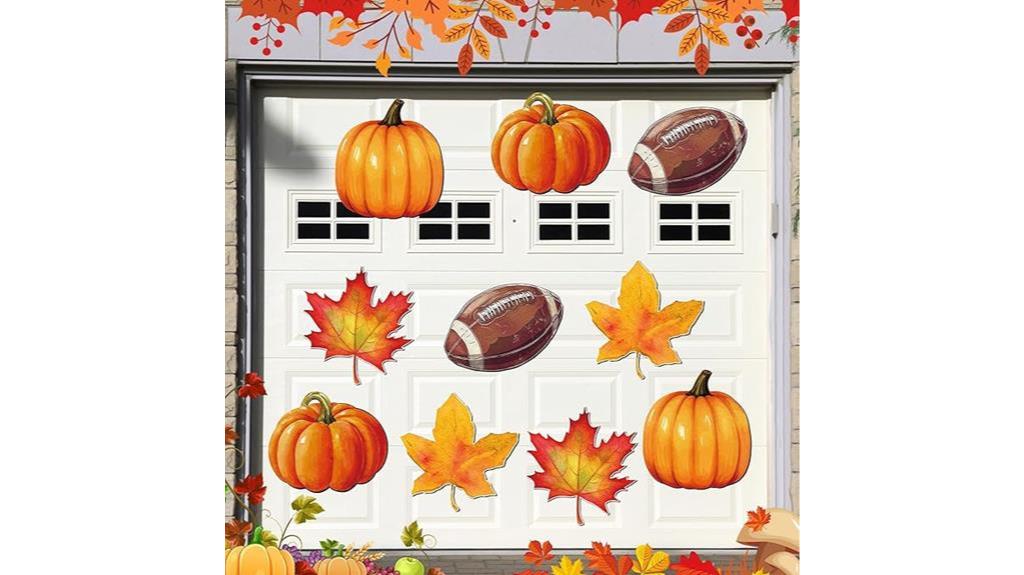 fall football garage magnets