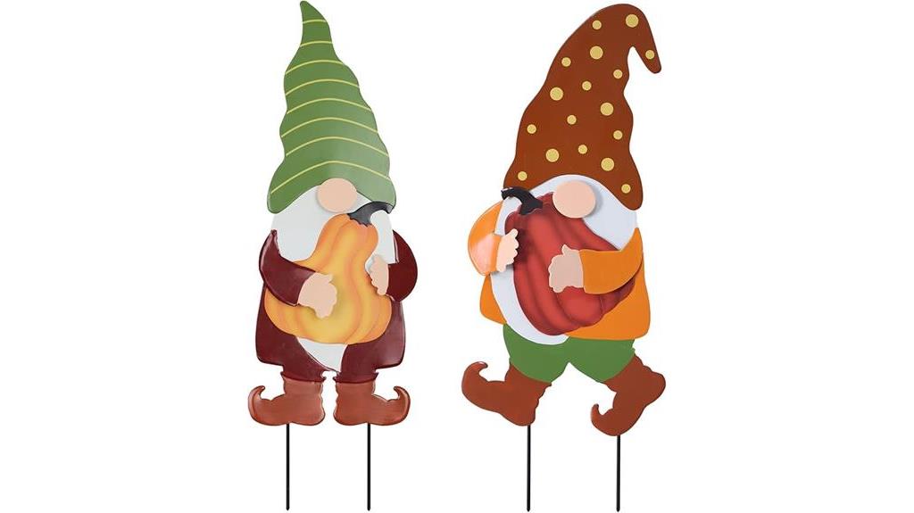 fall garden gnome decorations