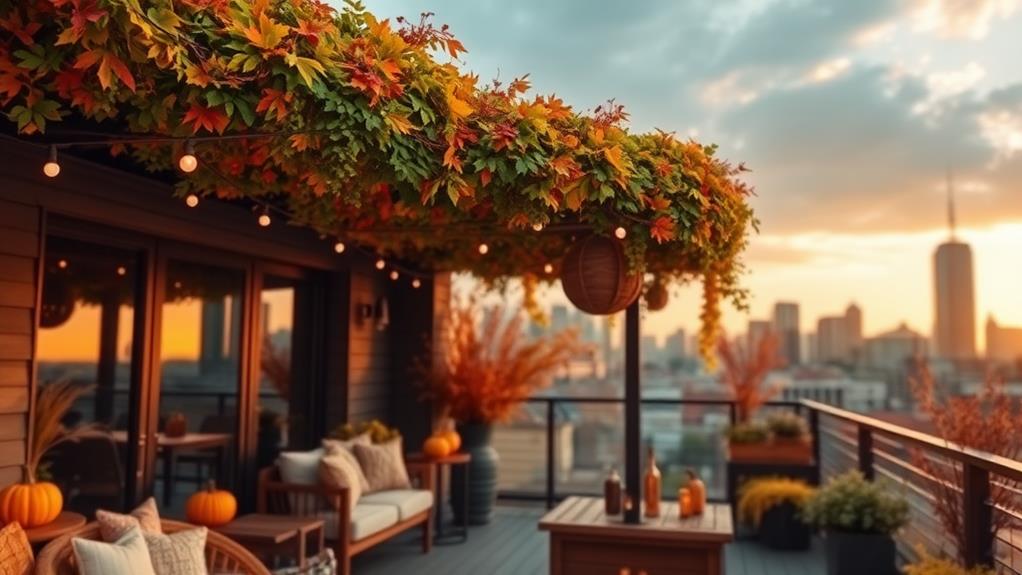 fall green roof decor tips