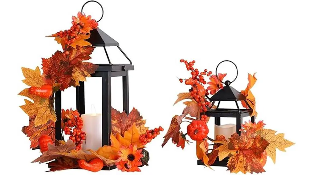 fall led candle lanterns