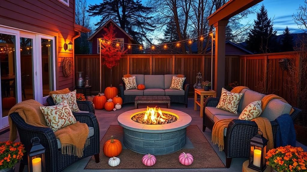 fall outdoor lounge decor tips