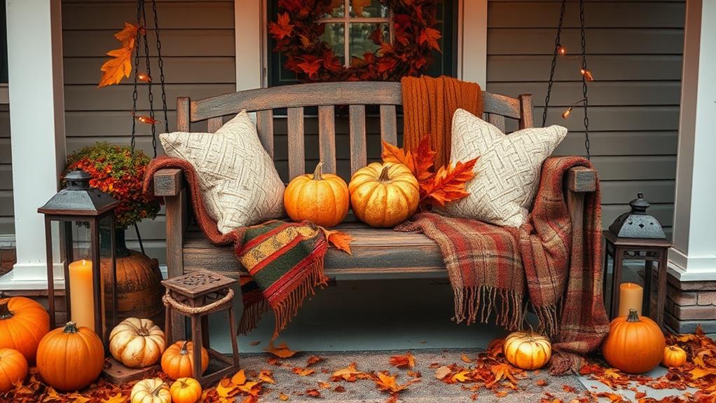 fall porch swing decor factors