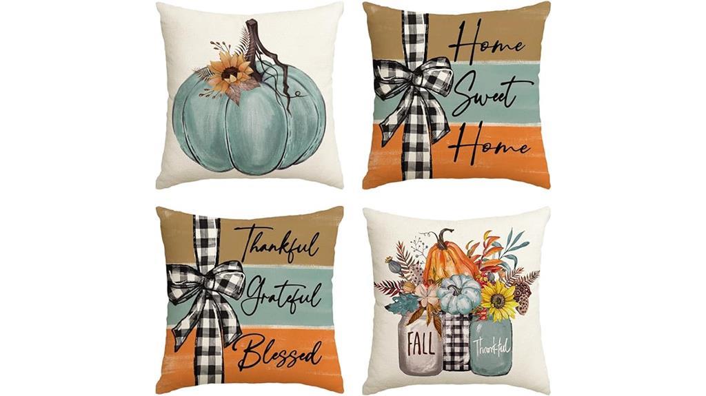 fall pumpkin pillow covers