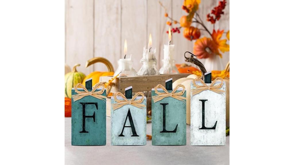 fall pumpkin wooden decor