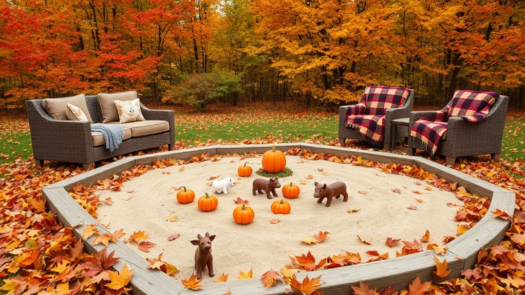 fall sandbox decor considerations