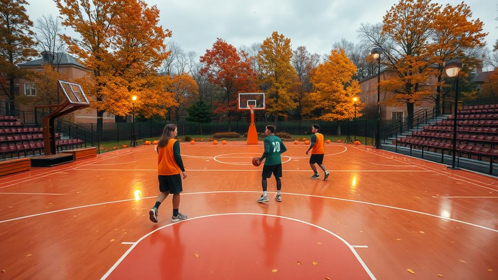 fall sports court decor factors